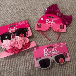 Barbie Pink and Black Sunglasses with Hair Accessories